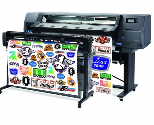 HP Latex L315, 54”, large wide format latex printer cutter, outdoor print applications, vinyl, signage, solvent printer, banner, wallpaper, canvas