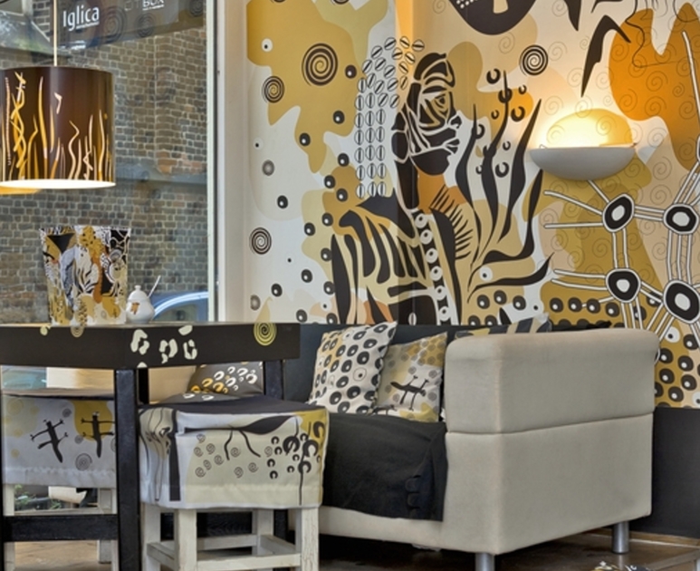 Experience enhancing interior applications large format graphics latex indoor outdoor applications, eco solvent, vinyl, signage, canvas, banner, wallpaper, exhibitions, retail displays