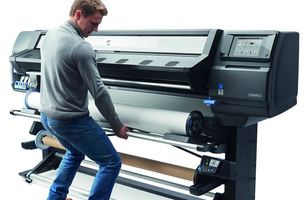 HP Latex L365, 64”inch, large wide format latex printer cutter, outdoor print applications, vinyl, signage, solvent printer, banner, wallpaper, canvas