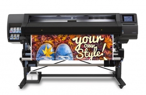 HP Latex L560, 64”inch, large wide format latex printer cutter, outdoor print applications, vinyl, signage, solvent printer, banner, wallpaper, canvas