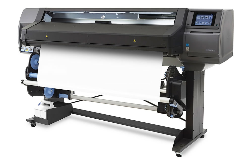 HP Latex L560, 64”inch, large wide format latex printer cutter, outdoor print applications, vinyl, signage, solvent printer, banner, wallpaper, canvas