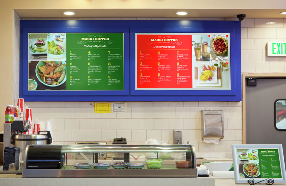 HP Z Series graphics printers create versatile signage using repositionable papers and vinyl