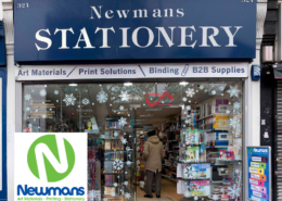 Newmans Stationery Shop Front