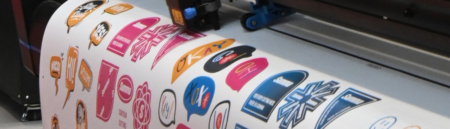 Summa S1 D160 sample stickers for cutting