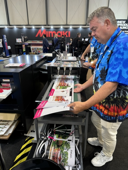The Printshow 2024 - Colyer working with Morgana using Long Print Fujifilm Revoria Press SC180