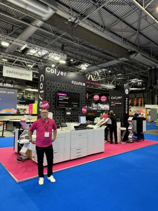 The Printshow Colyer stand September 2024