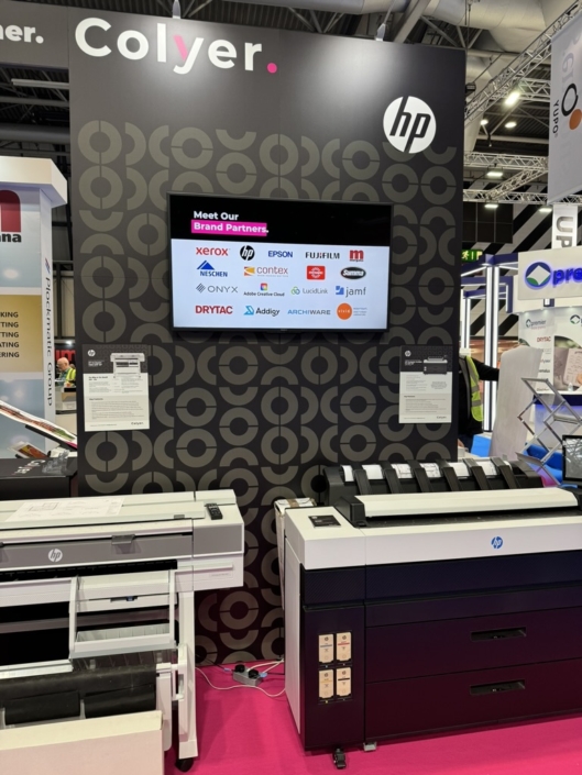 The Printshow Colyer stand September 2024