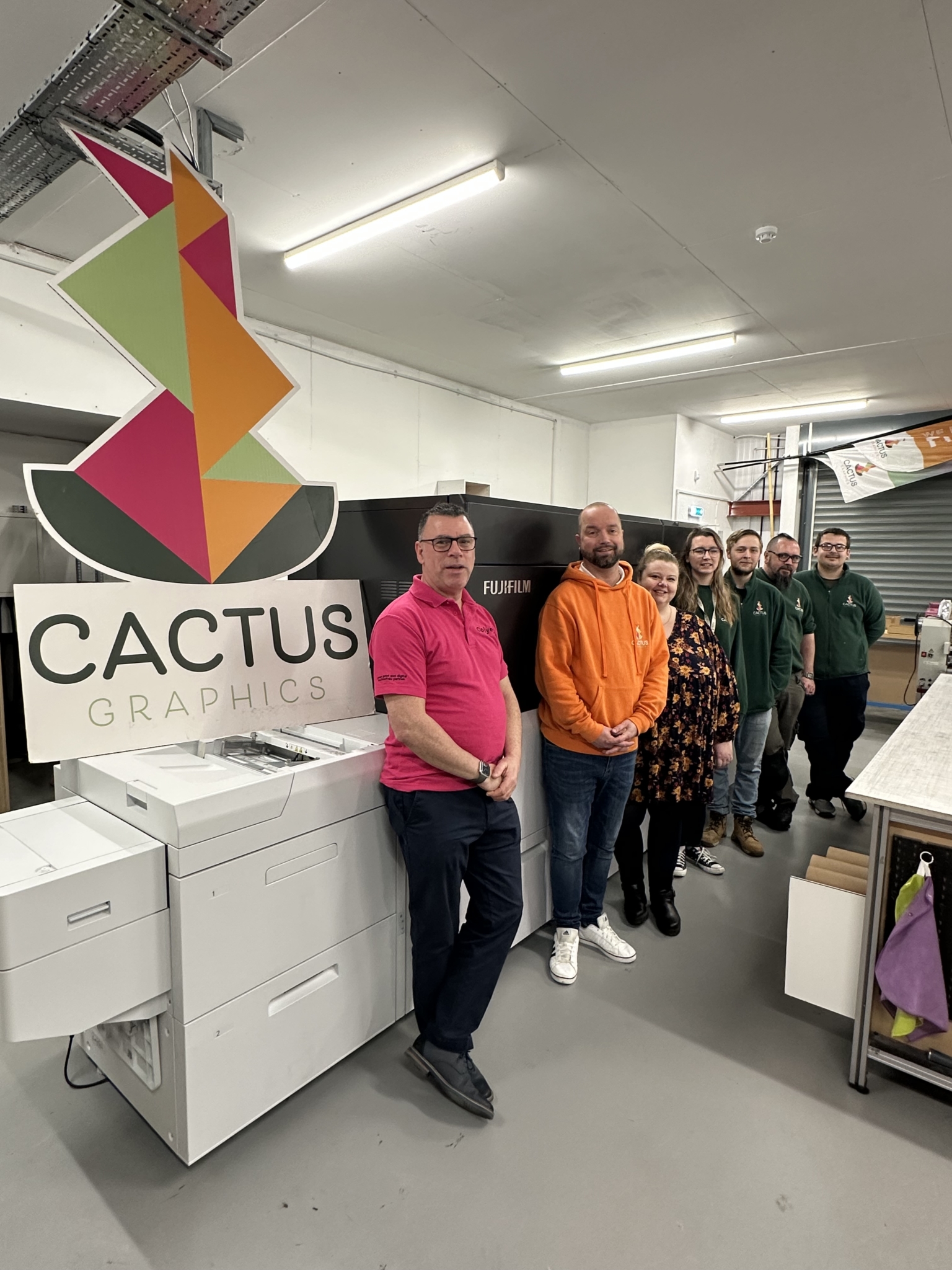 Cactus Graphics - team and Fujifilm Revoria Press
