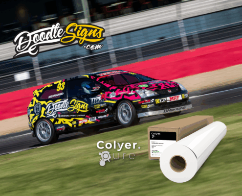Doodle Signs & Colyer Pure Wrapped vehicle