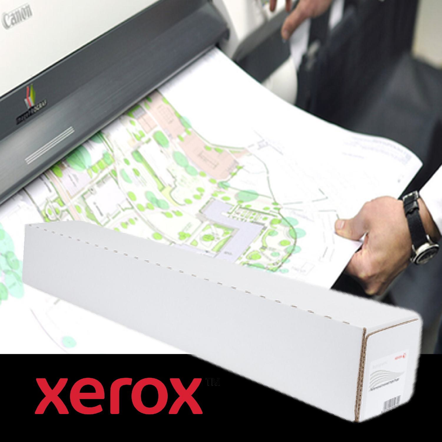 Xerox Performance Uncoated Inkjet 841X50M 90Gm2 pk of 4