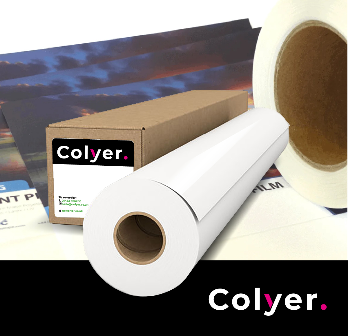 Colyer Universal Waterproof Backlit Film 200mu x 30m
